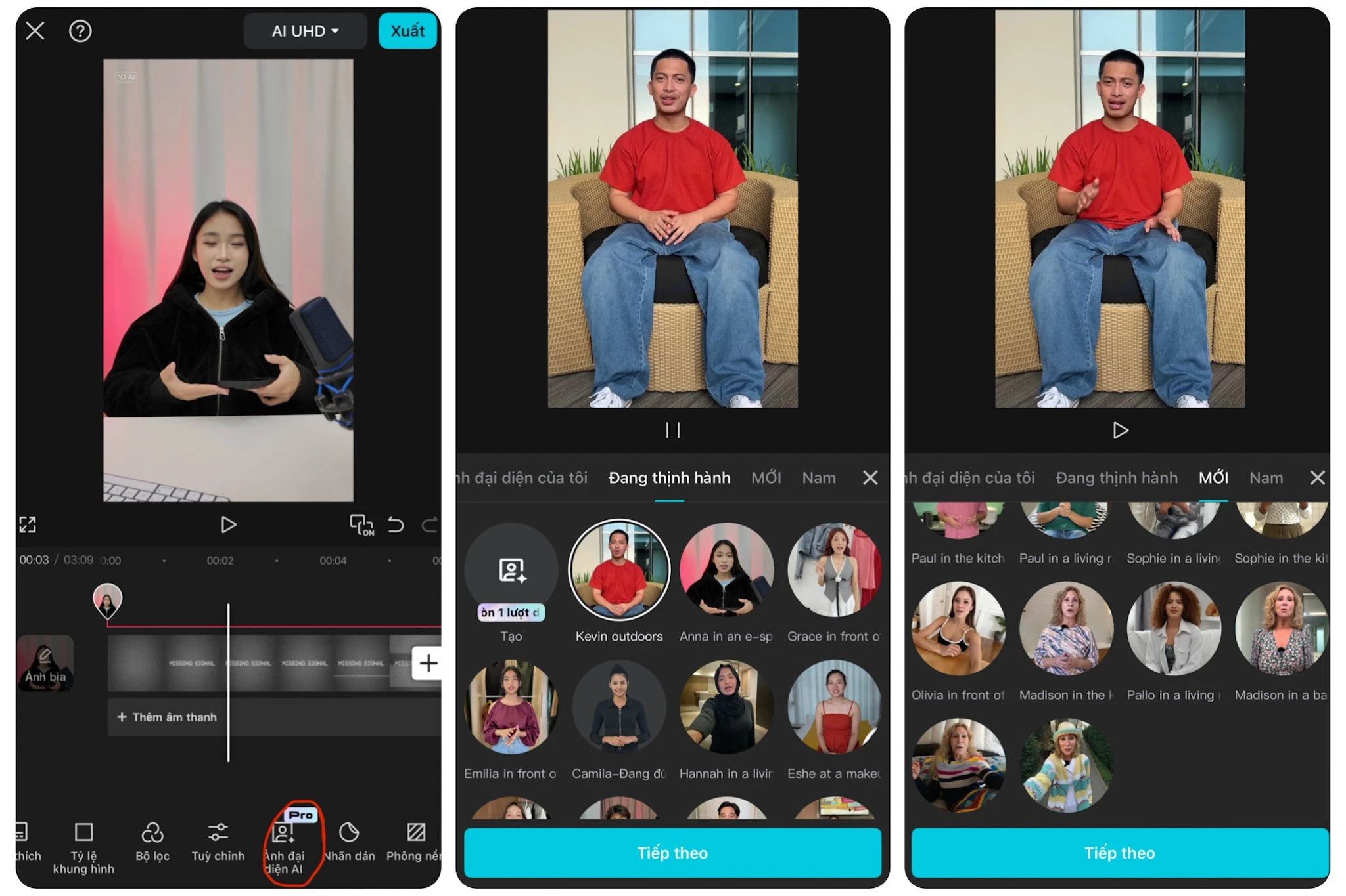 Hướng dẫn tạo video lồng tiếng, nhép miệng bằng AI trên Capcut Pro