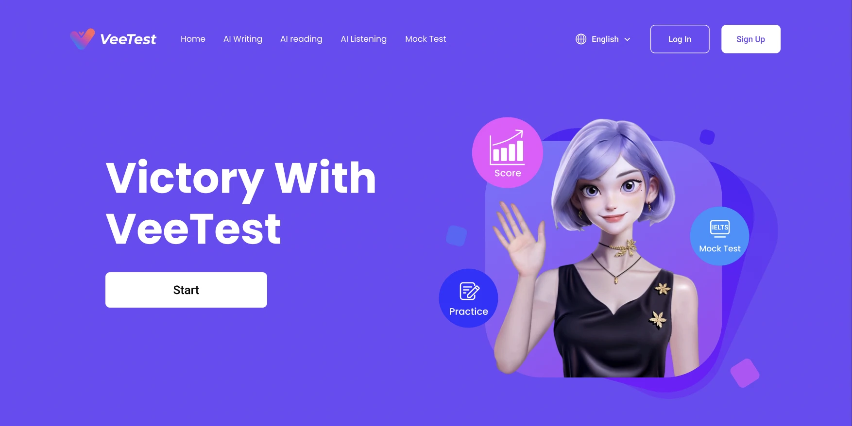 VEETEST HƯỚNG DẪN LUYỆN THI IELTS TẠI NHÀ VỚI AI