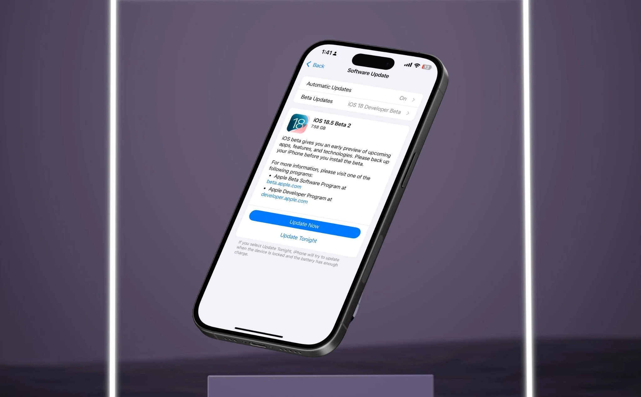 Apple phát hành iOS 18.5 beta 2: Chưa nên lên vì cũng không có gì mới