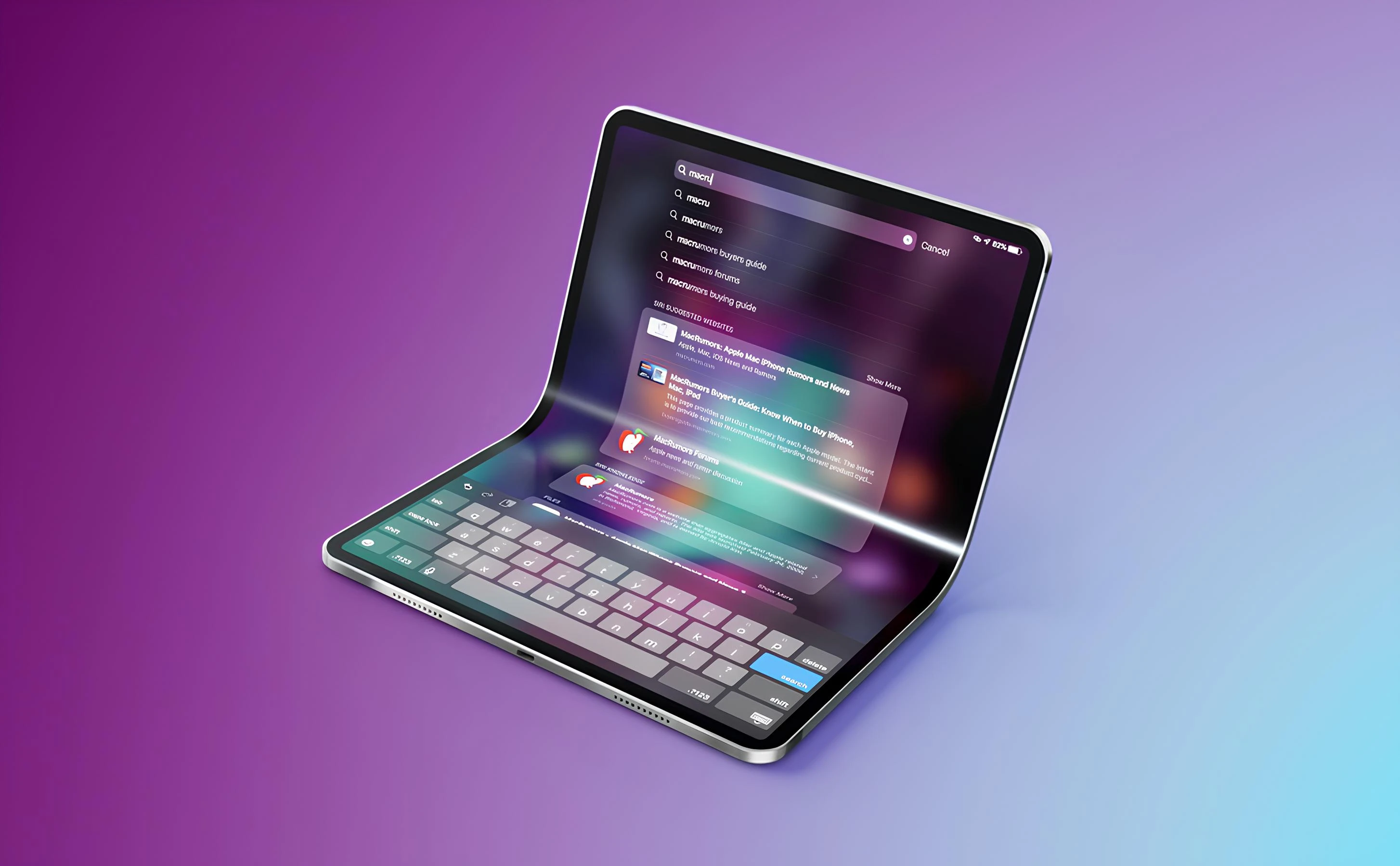 Apple có khả năng đang phát triển iPad Pro với màn hình gập 18.8 inch, có Face ID ẩn dưới màn hình?