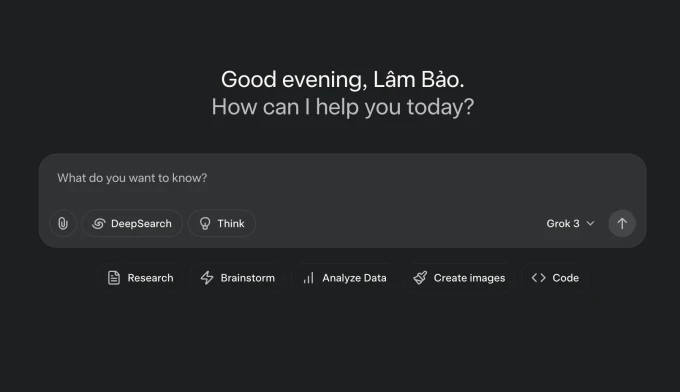 Cách dùng thử miễn phí 'AI thông minh nhất' của Elon Musk