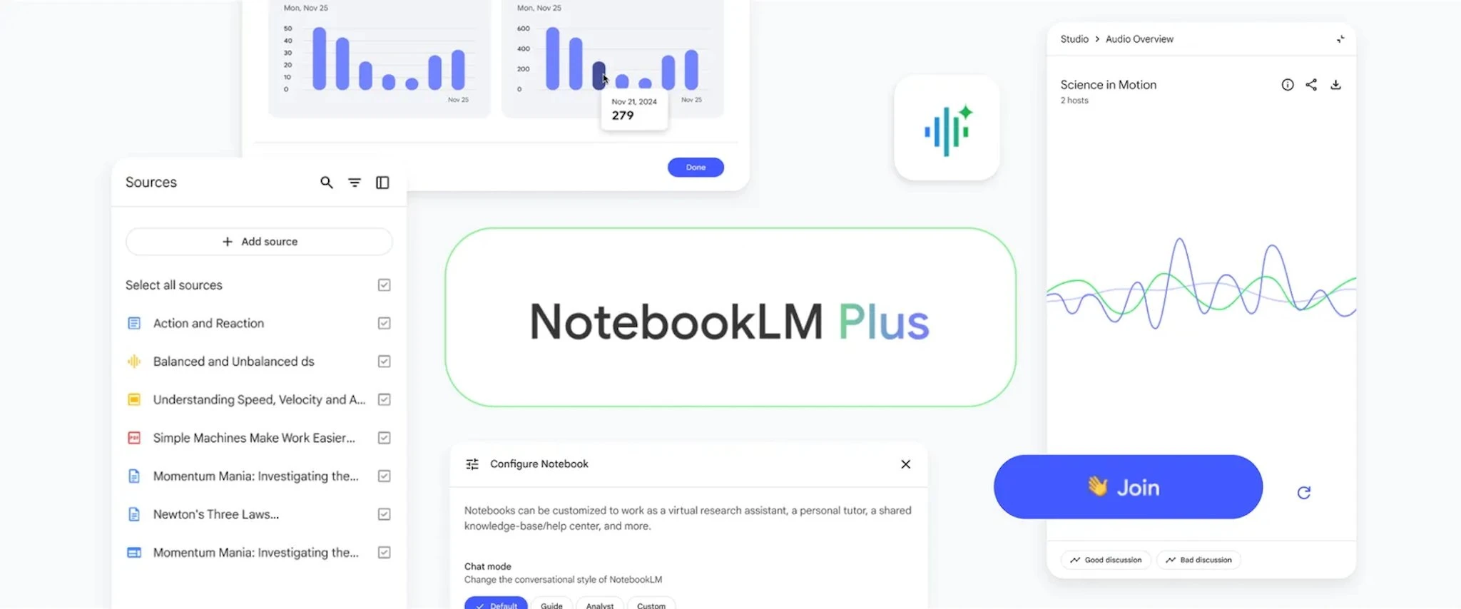 Google One AI Premium tích hợp thêm NotebookLM Plus, gói dùng AI đáng mua nhất hiện tại