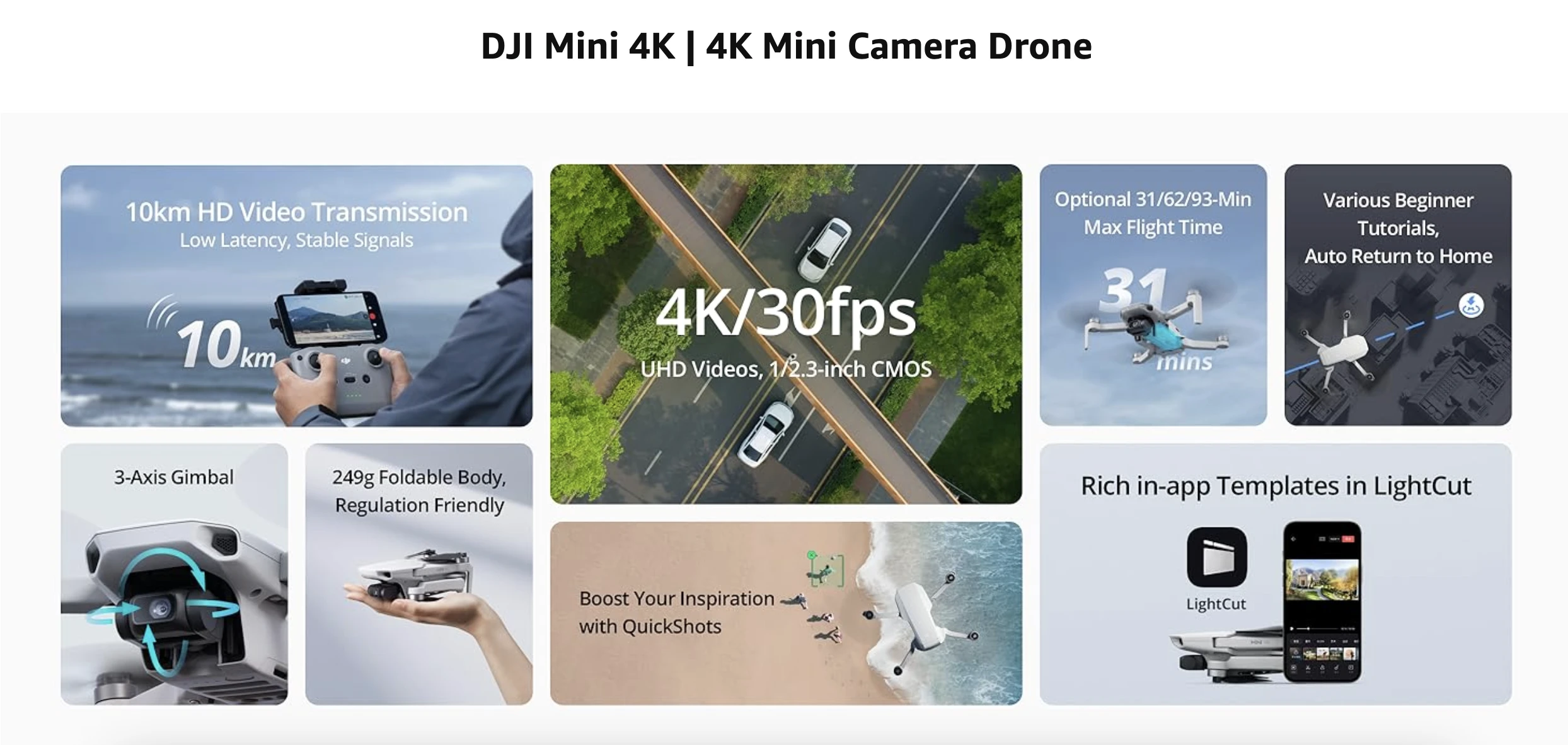 Thỏa thuận thời gian giới hạn: Máy bay không người lái DJI Mini 4K, bây giờ chỉ $ 249!