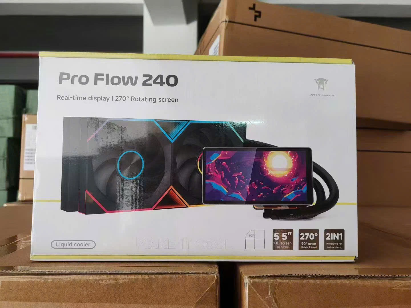 Tản Nước Leopard Pro Flow 240 Đen
