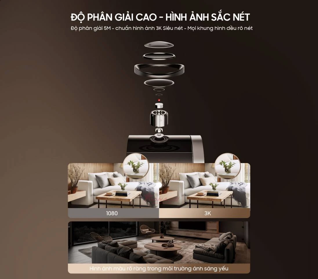 Camera Gọi Video 2 Chiều IMOU REX VT Pro 5M/3K Đàm Thoại Video, Có Pin 2000maH - IPC-S2VBP-5M0WR