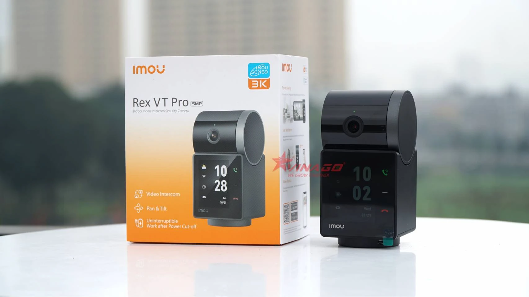 Camera Gọi Video 2 Chiều IMOU REX VT Pro 5M/3K Đàm Thoại Video, Có Pin 2000maH - IPC-S2VBP-5M0WR