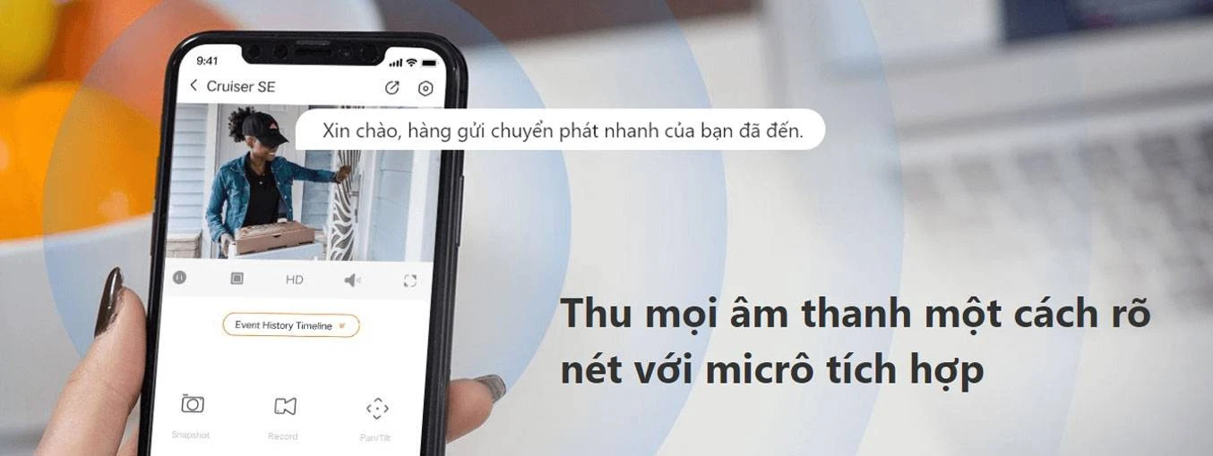 Camera Imou Ngoài Trời Cruiser SE+ 3M IPC-S31FEP Xoay 360, Có Màu Đêm, Đàm thoại 2 chiều