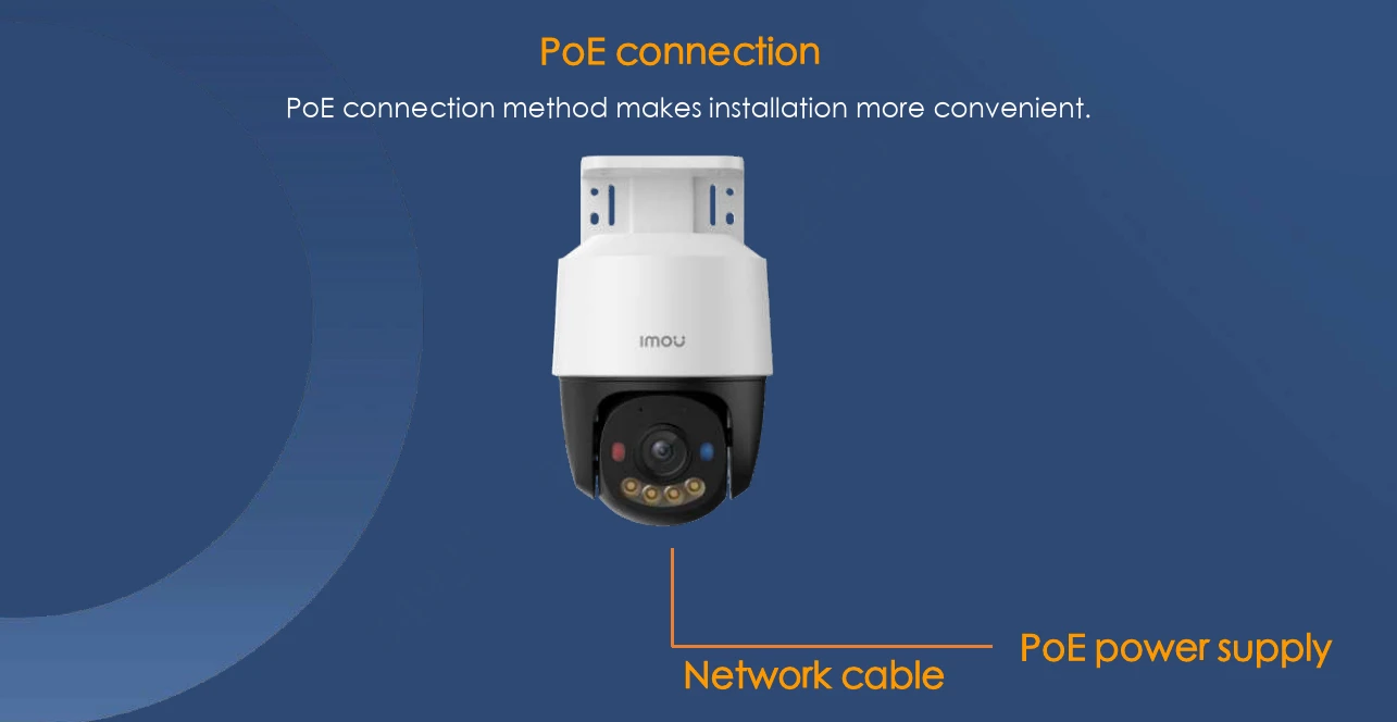 Camera IMOU PoE Cruiser SC 5MP, Loa, Mic, Full Màu, Cảnh Báo xanh đỏ, Hỗ trợ thẻ nhớ 512G - IPC-PS7FP-5M0