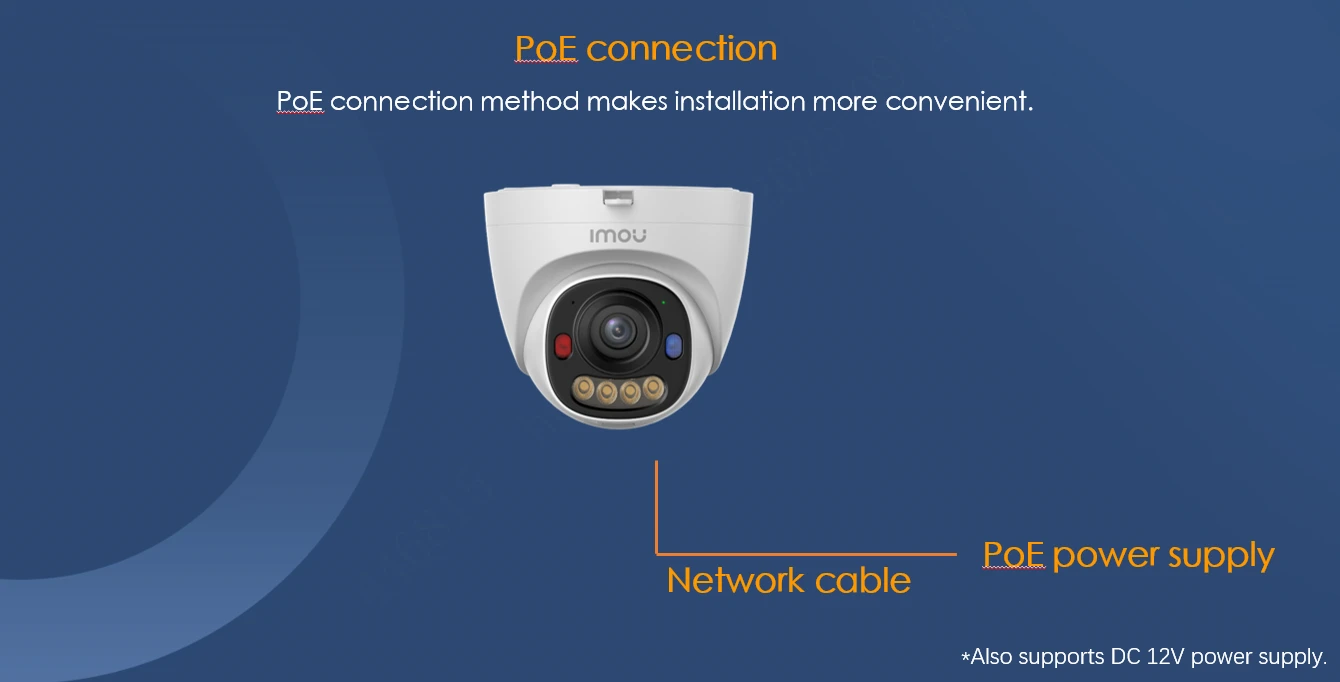 Camera IMOU PS8D PoE Dome 5MP IPC-PS8D-5V0