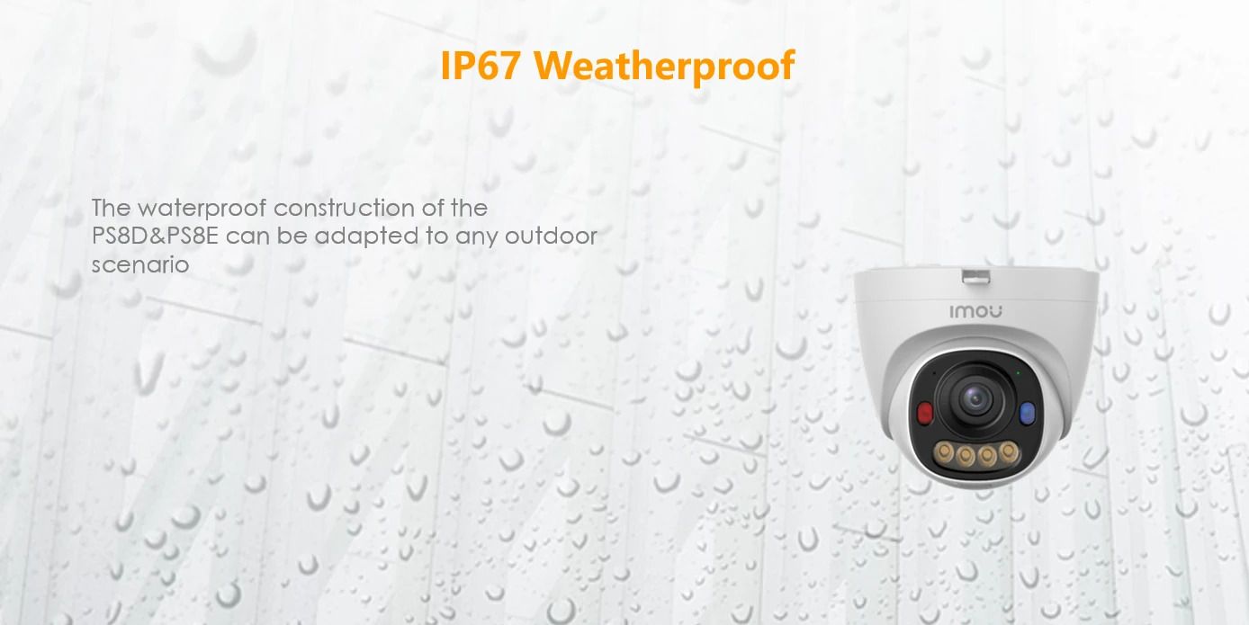 Camera IMOU PS8D PoE Dome 5MP IPC-PS8D-5V0