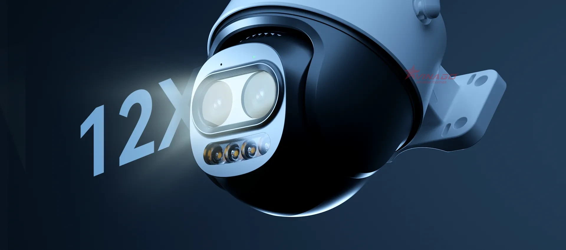 Camera Ngoài Trời Cruiser Z iMOU 3K 5MP Ống kính kép, Zoom xa tới 12X (IPC-S7DP-5M0WEZ)