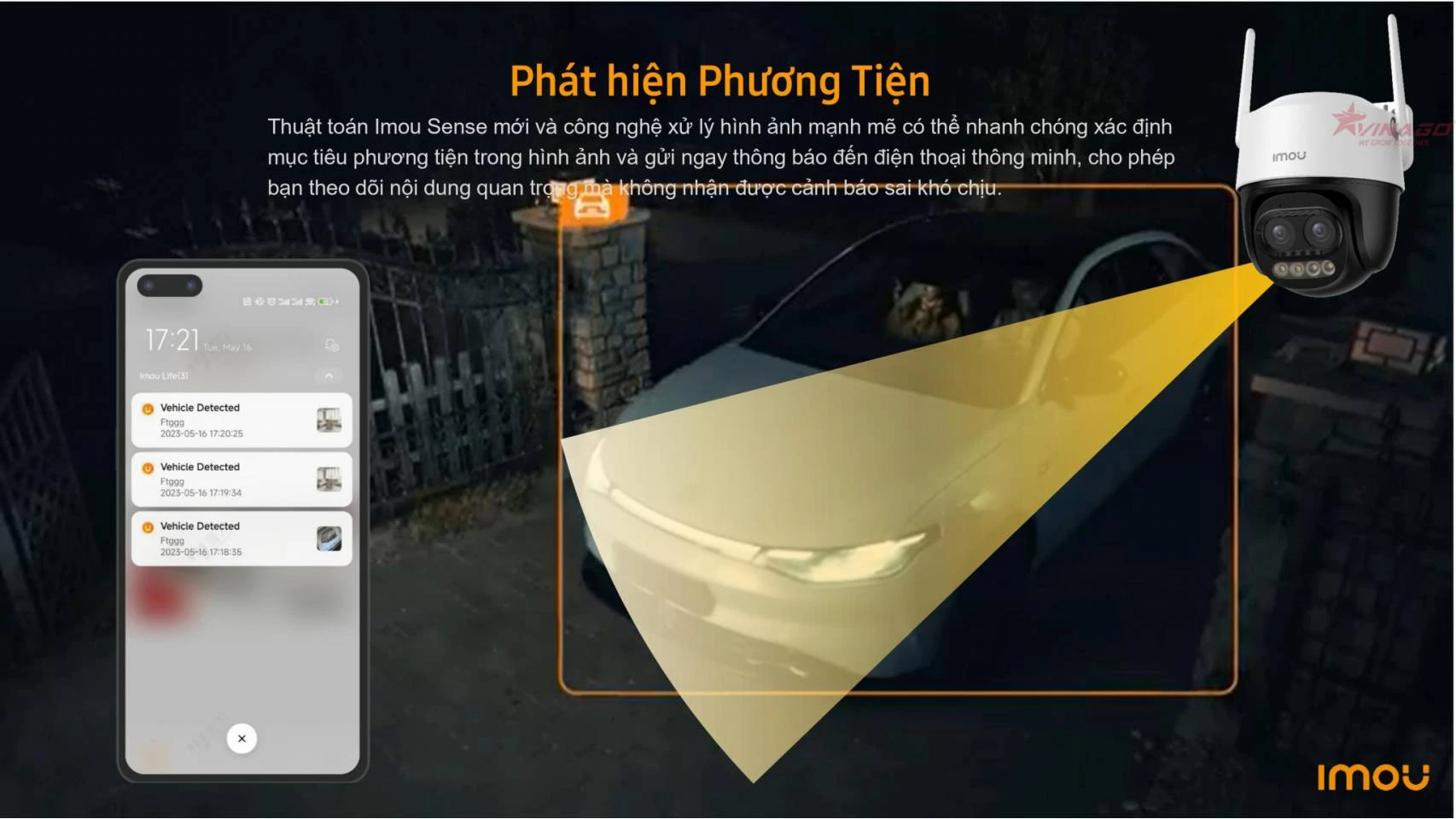 Camera Ngoài Trời Cruiser Z iMOU 3K 5MP Ống kính kép, Zoom xa tới 12X (IPC-S7DP-5M0WEZ)