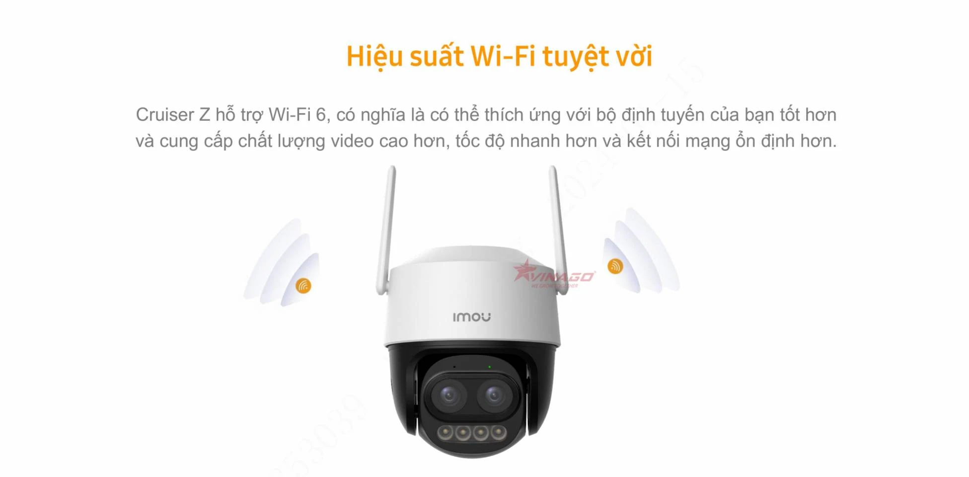 Camera Ngoài Trời Cruiser Z iMOU 3K 5MP Ống kính kép, Zoom xa tới 12X (IPC-S7DP-5M0WEZ)