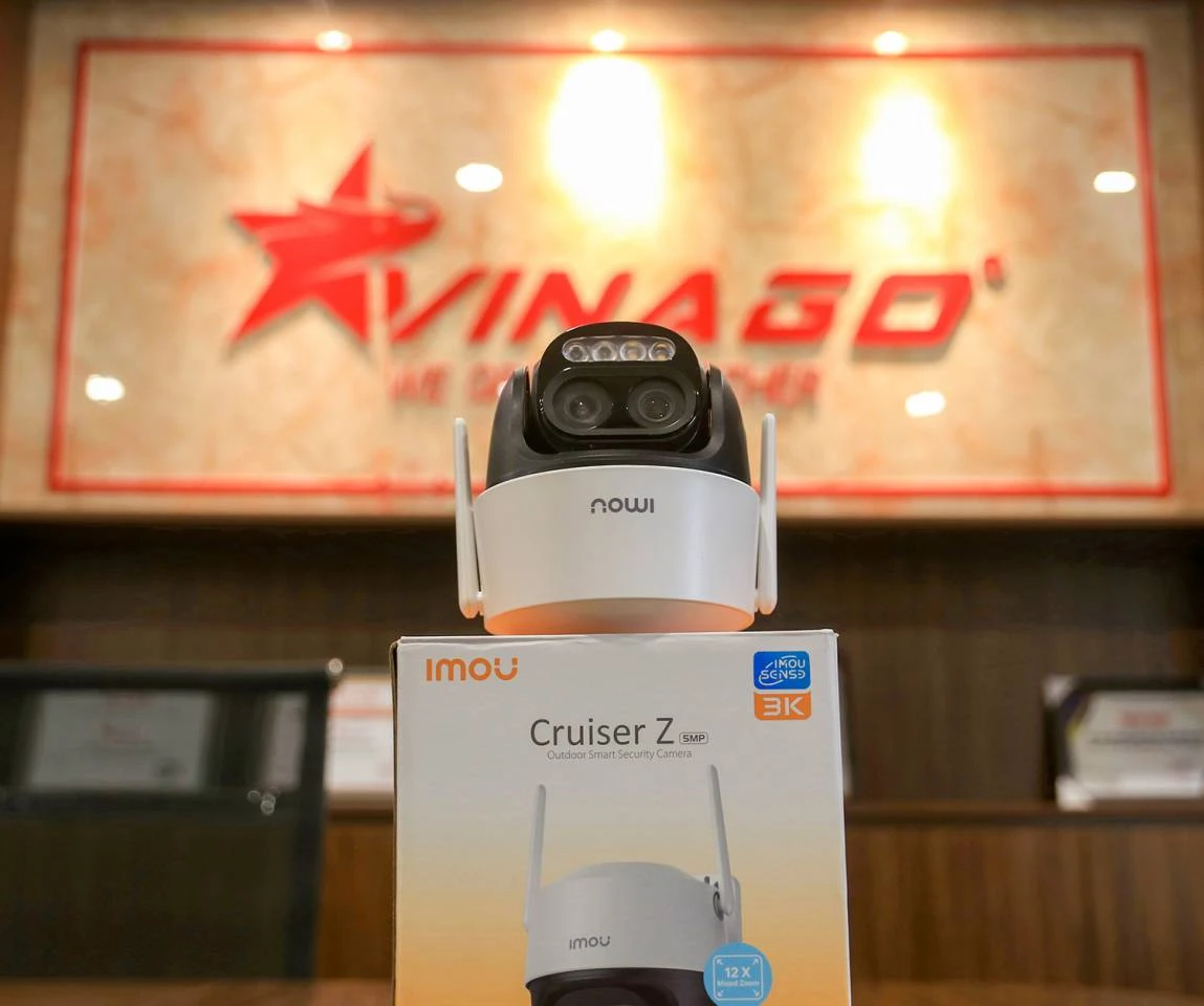 Camera Ngoài Trời Cruiser Z iMOU 3K 5MP Ống kính kép, Zoom xa tới 12X (IPC-S7DP-5M0WEZ)