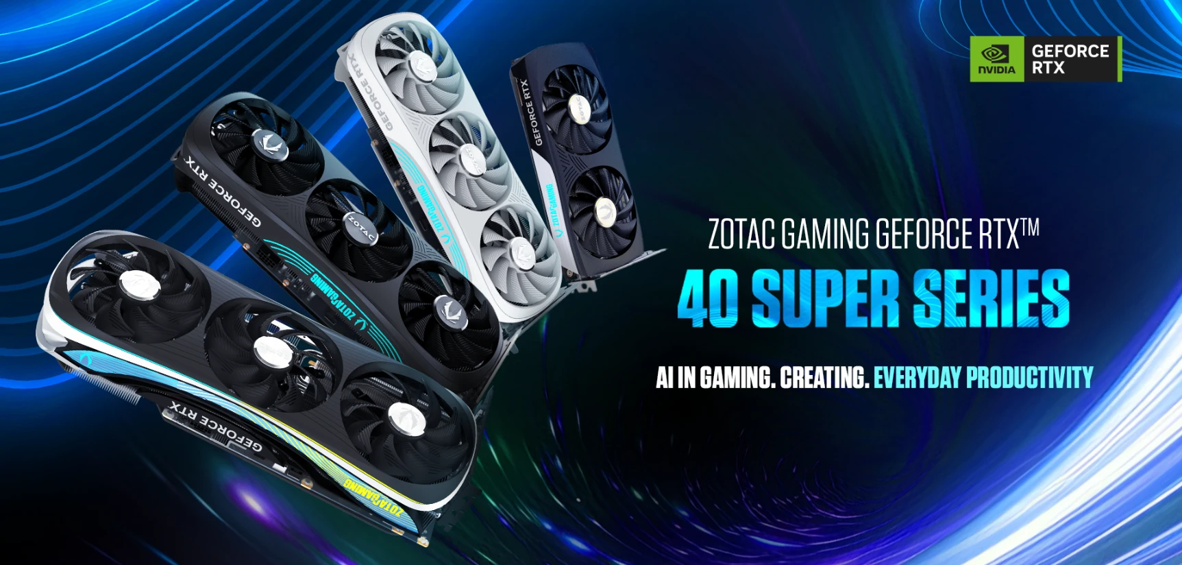 CARD ĐỒ HỌA ZOTAC GAMING GeForce RTX 4070 SUPER Trinity Black Edition 12GB GDDR6X