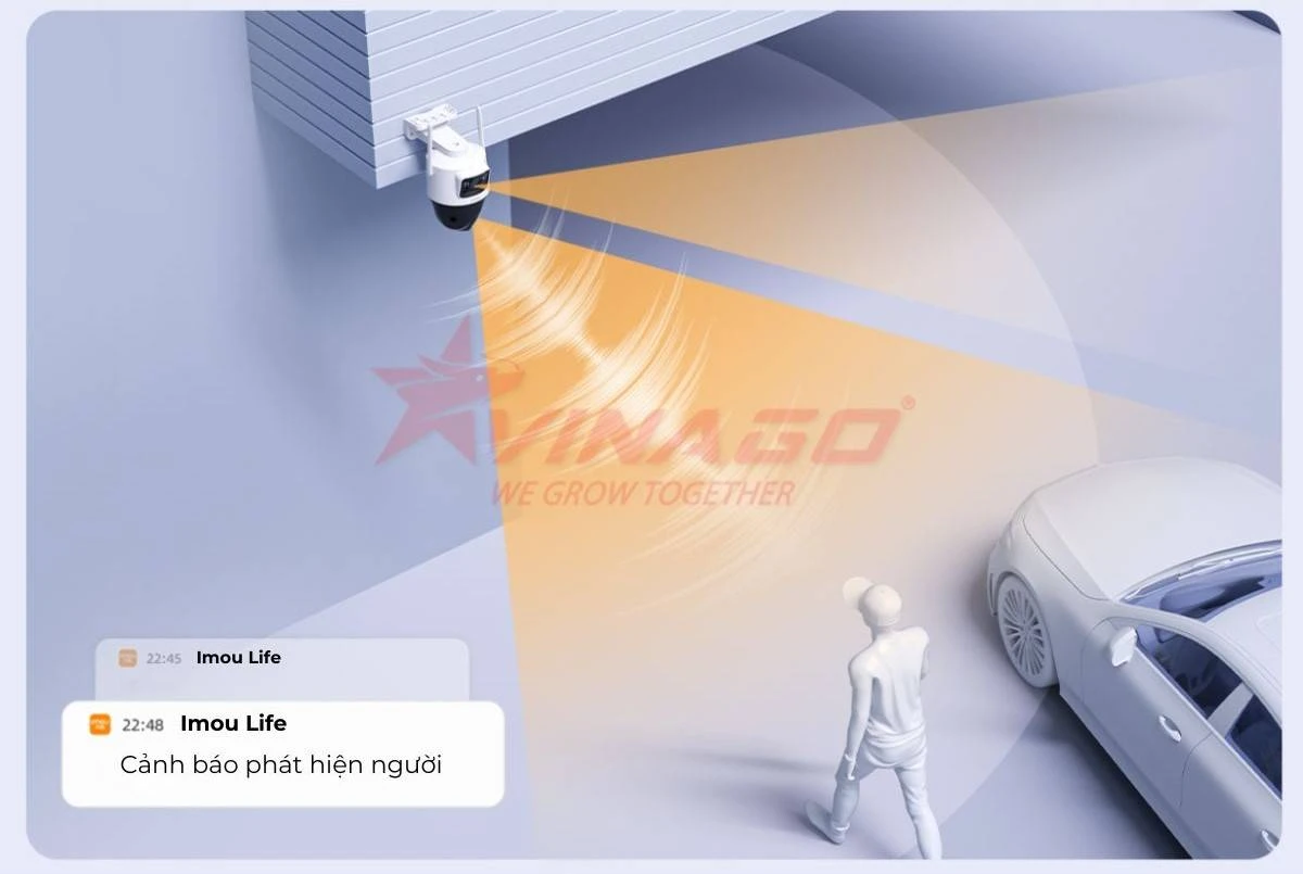 IMOU CRUISER DUAL 2 6MP - CAMERA IMOU NGOÀI TRỜI 2 MẮT - IPC-S7XEP-6M0WED - QUAY QUÉT TOÀN CẢNH