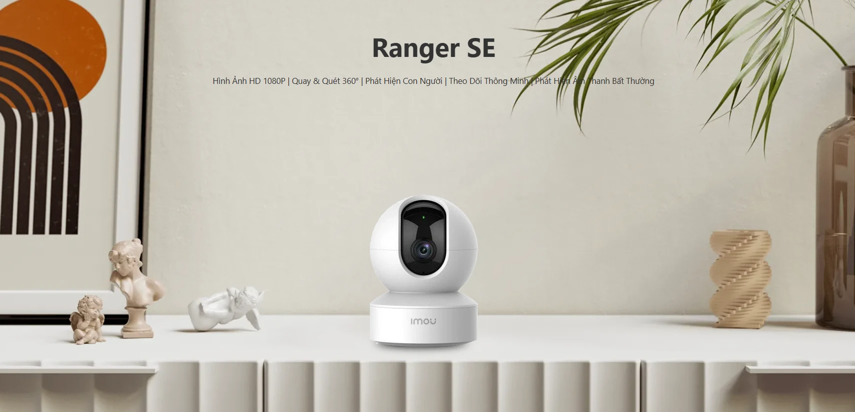 IMOU RANGER SE 4MP - CAMERA TRONG NHÀ - IPC-A43EP - QUAY QUÉT 2K+