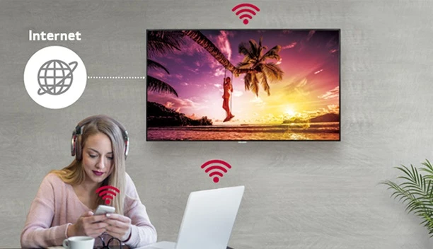 Màn Hình Chuyên Dụng không lóa LG 86 inch - 86UH5F-H Ultra HD Điểm truy cập không dây