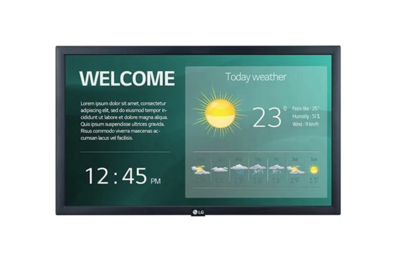 Màn hình chuyên dụng LG 22 inch - 22SM3G-B Thông số kỹ thuật của LG 22SM3G
