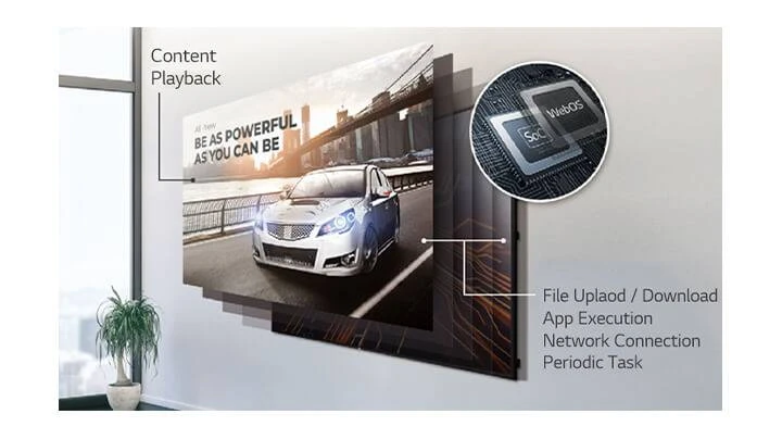 Màn hình ghép viền mỏng FHD 49 inch 500 nits LG - 49VL5PJ