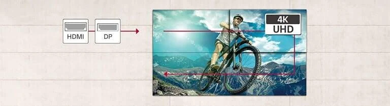 Màn hình ghép viền mỏng FHD 49 inch 500 nits LG - 49VL5PJ