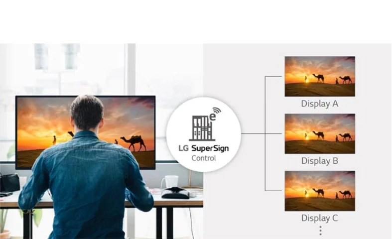 Màn hình quảng cáo LG UHD TV Signage - 55UR640S0TD