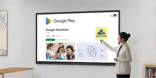 Màn hình tương tác cảm ứng LG 75 inch - 75TR3DQ Cửa hàng Google Play