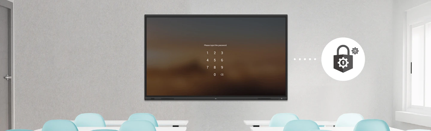 Màn hình tương tác cảm ứng LG 75 inch - 75TR3DQ Khóa màn hình