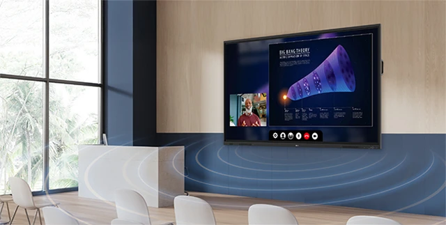 Màn hình tương tác cảm ứng LG 75 inch - 75TR3DQ Loa trước và loa siêu trầm