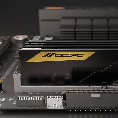RAM DESKTOP OCPC VOLARE DDR5 16G/6000 có tản (Đen) - MMVL16GD560C38BK - BH 60T