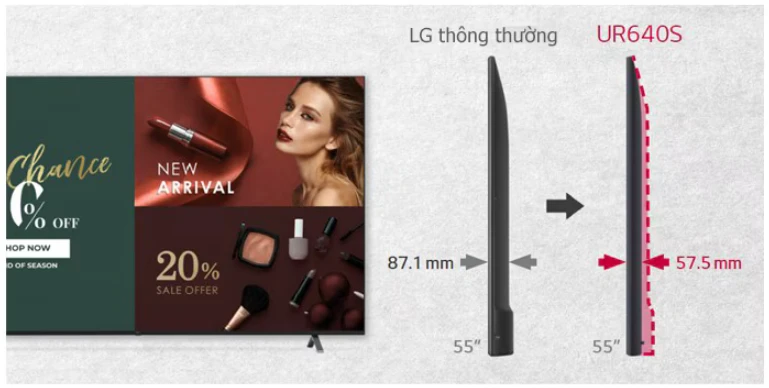 Smart TV LG - 4K UHD 86inch - UHD TV - 86UR640S0TD