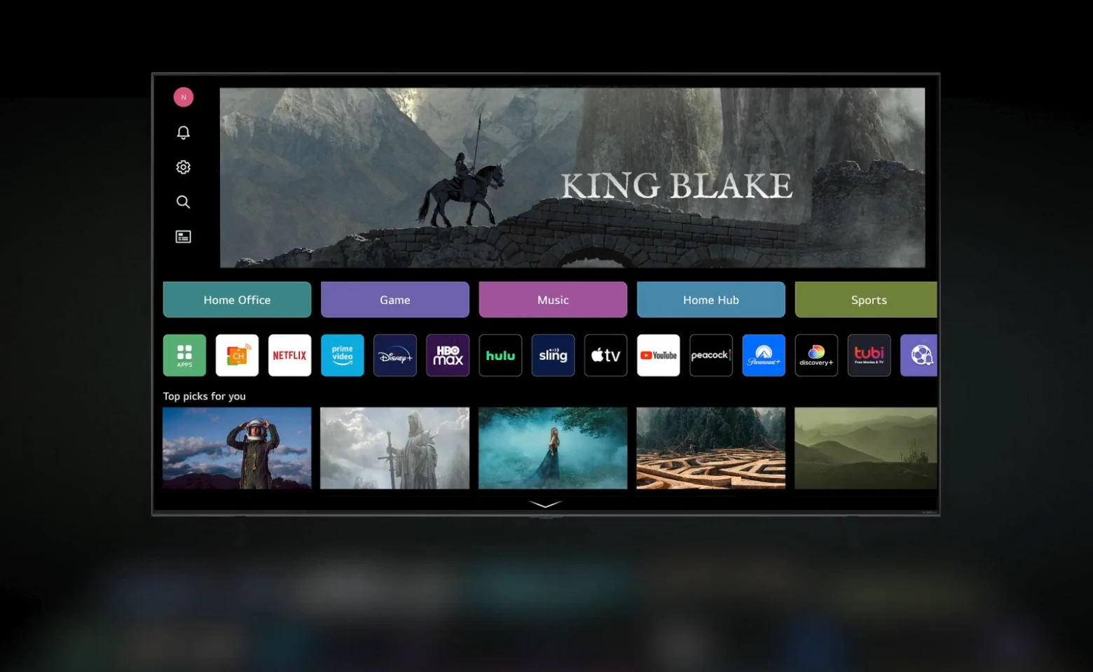 Smart TV LG - 86UR801C0SB.ATV - 4K UHD 86inch - UHD AI TV