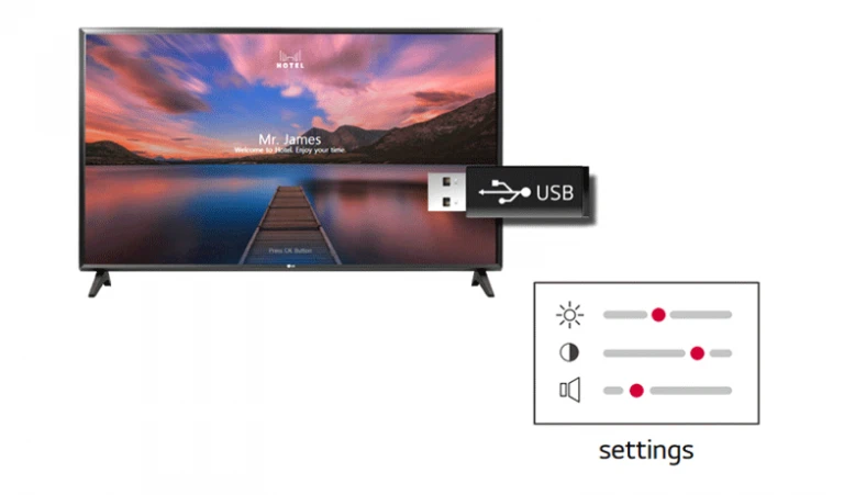 TV khách sạn LG 32 inch - 32LT660HBTB