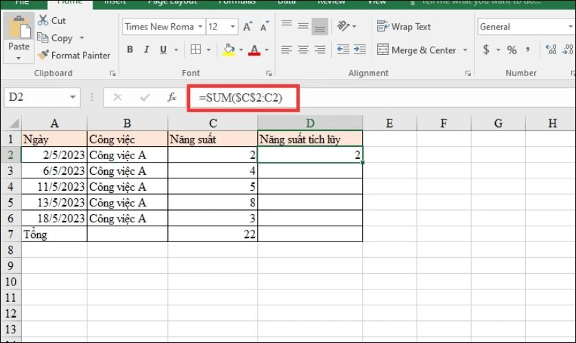 Cách kết hợp tính phần trăm với một số hàm trong Excel để tính toán