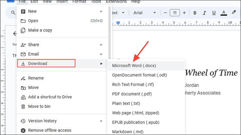 dùng Google Docs không cần kết nối mạng