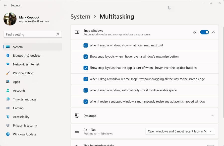 Cách chia đôi màn hình trên Windows 11