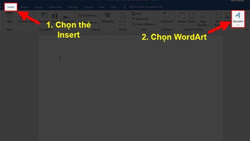 Hướng dẫn cách tạo chữ nghệ thuật trong Word