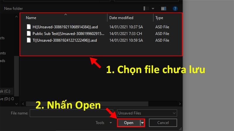 cách lấy lại file Word chưa kịp lưu với tính năng AutoSave và AutoRecover