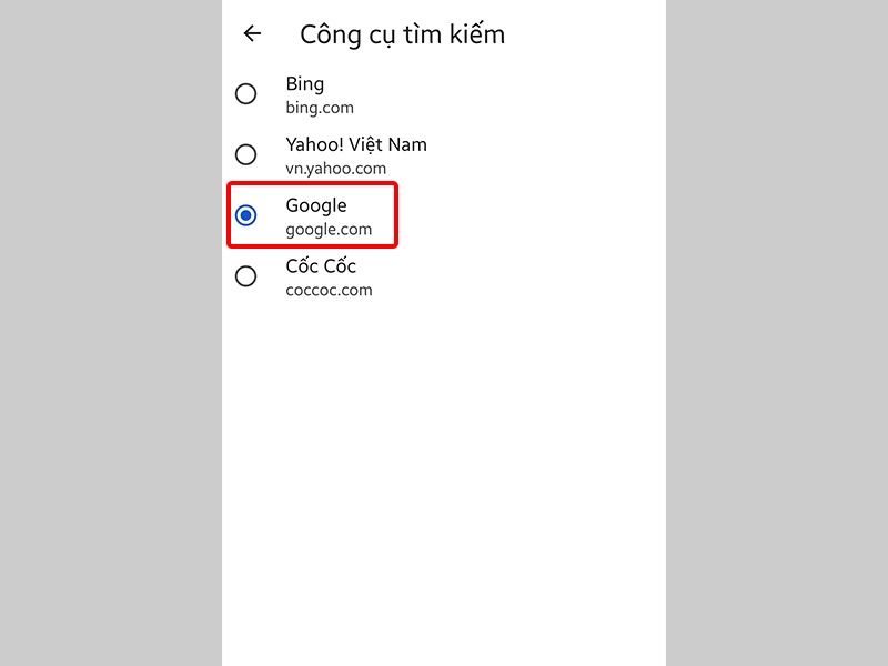 cách thay đổi công cụ tìm kiếm mặc định trên trên trình duyệt Microsoft Edge