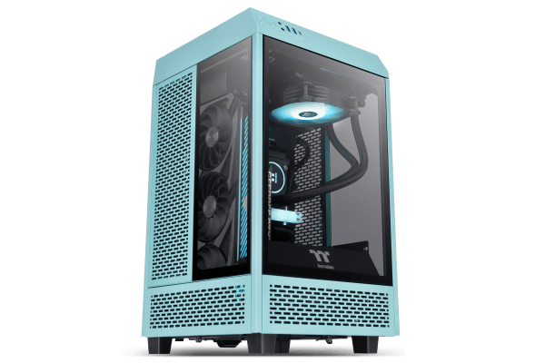 Thùng Máy Không Nguồn Thermaltake Tower 100 Tg Turquoise