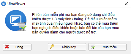 UltraVIewer có miễn phí không?