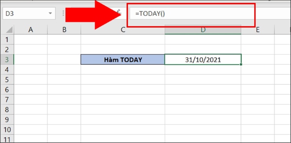 Sử dụng các hàm để định dạng ngày tháng trong Excel