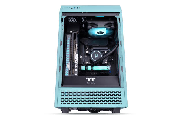 Thùng Máy Không Nguồn Thermaltake Tower 100 Tg Turquoise