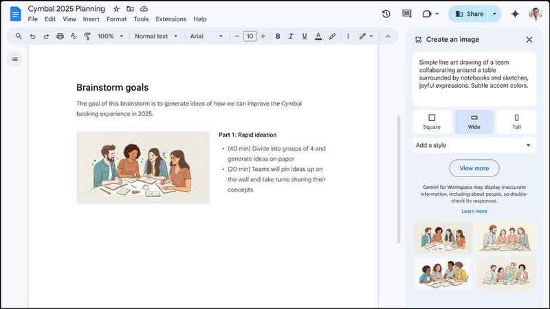 Hướng dẫn bạn cách tạo hình ảnh AI trên Google Docs