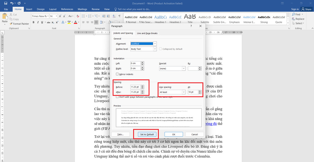 Hướng dẫn cách giãn dòng trong Word cho toàn bộ văn bản