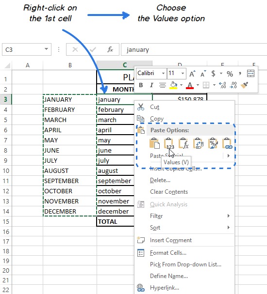 cách viết hoa chữ trong Excel