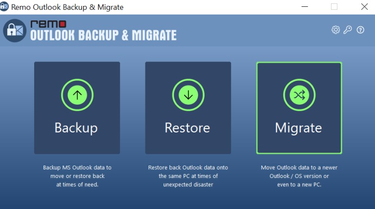 Sử dụng phần mềm Remo Outlook để chuyển dữ liệu