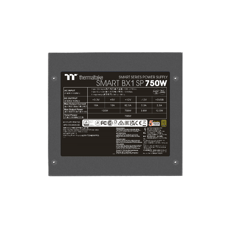 Nguồn Thermaltake SMART BX1 SP 750W