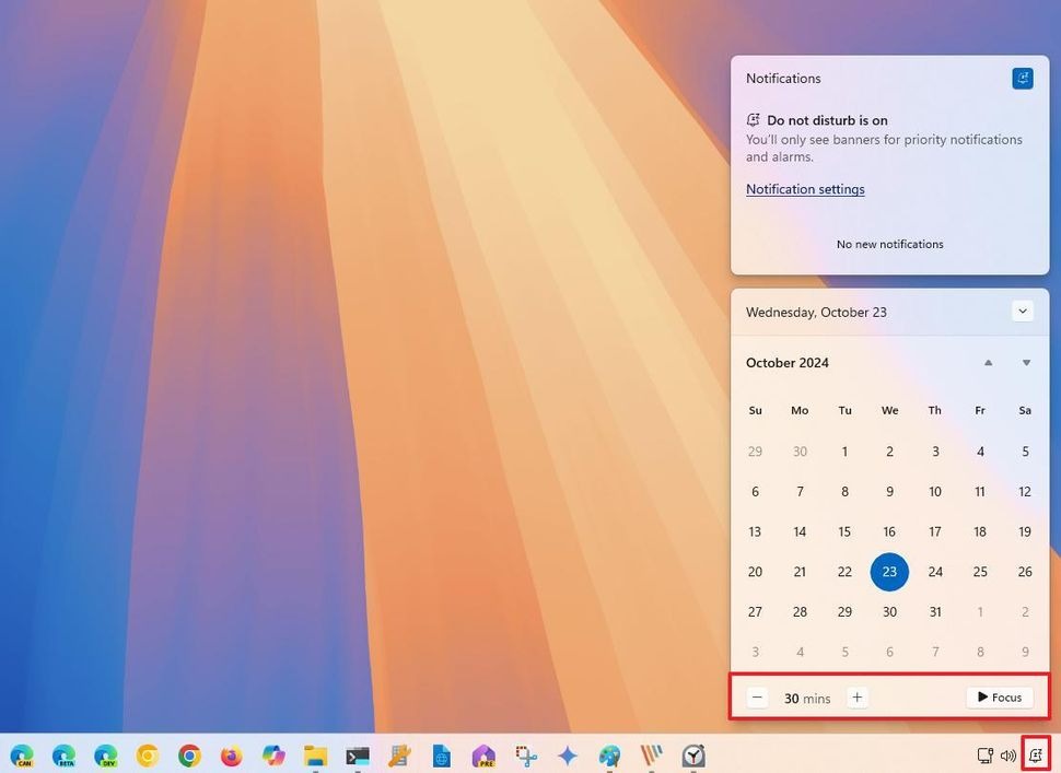 Cách sử dụng Focus trên Windows 11