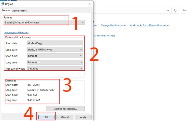 cách định dạng ngày tháng trong Excel